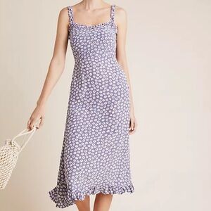 Faithfull the Brand x Anthropologie Naomie Dress in Purple